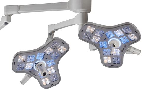 Optional integrated HD camera for teaching and documentation.